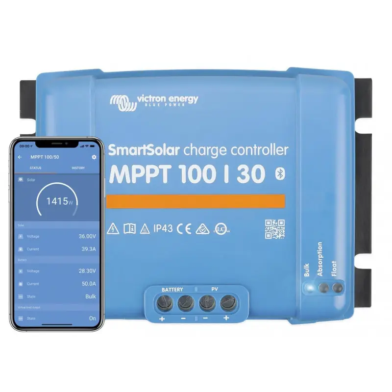 BlueSolar MPPT 100/30 & 100/50 - Victron distributor BlueSolar MPPT 100/30  & 100/50